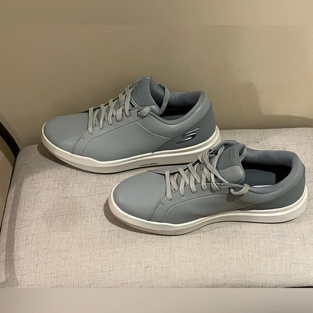 Skechers Drive 6 Arch Leather Spikess Golf Shoe Sneakers, 11.5
